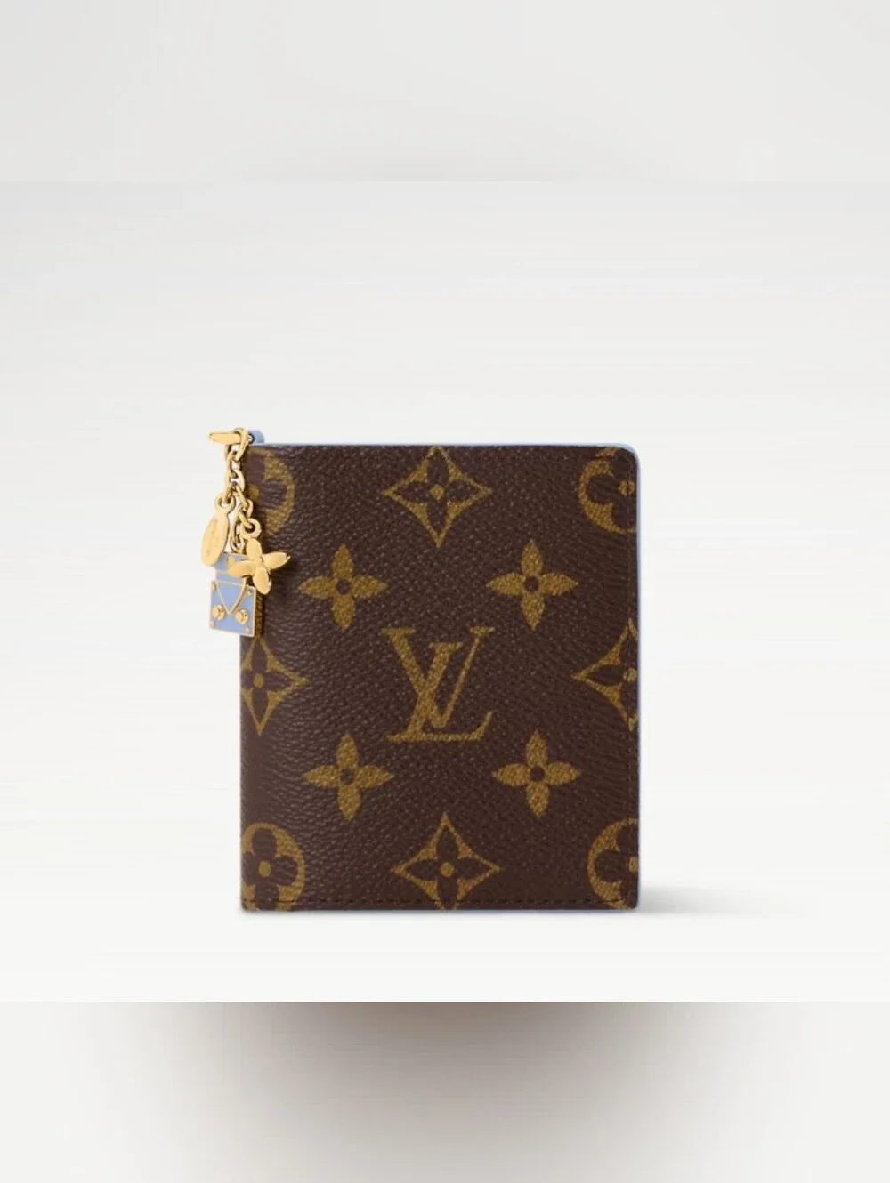 Louis Vuitton Light Blue Charms Pocket Wallet